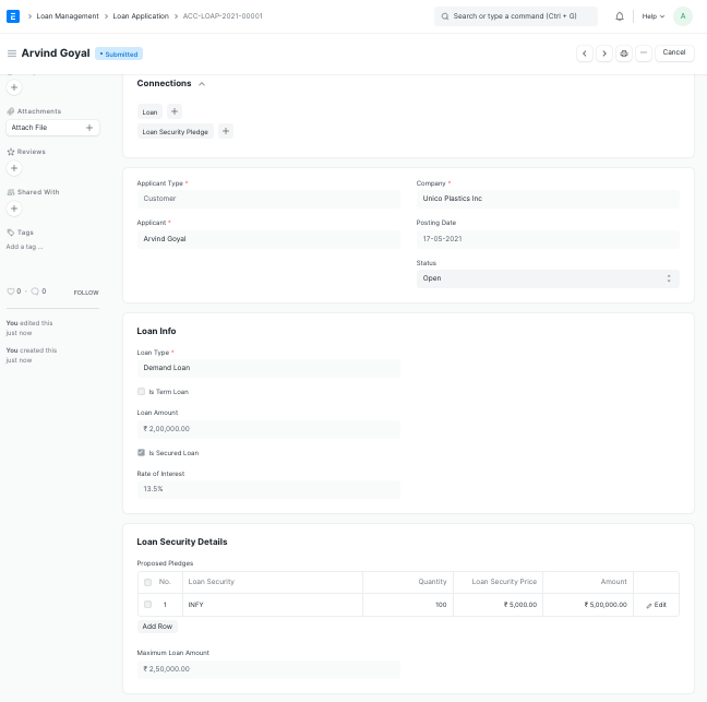 Loan Application